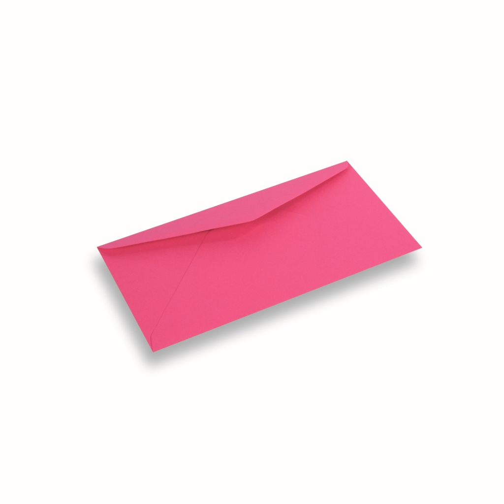 Farvet papir Konvolut DIN Long Pink
