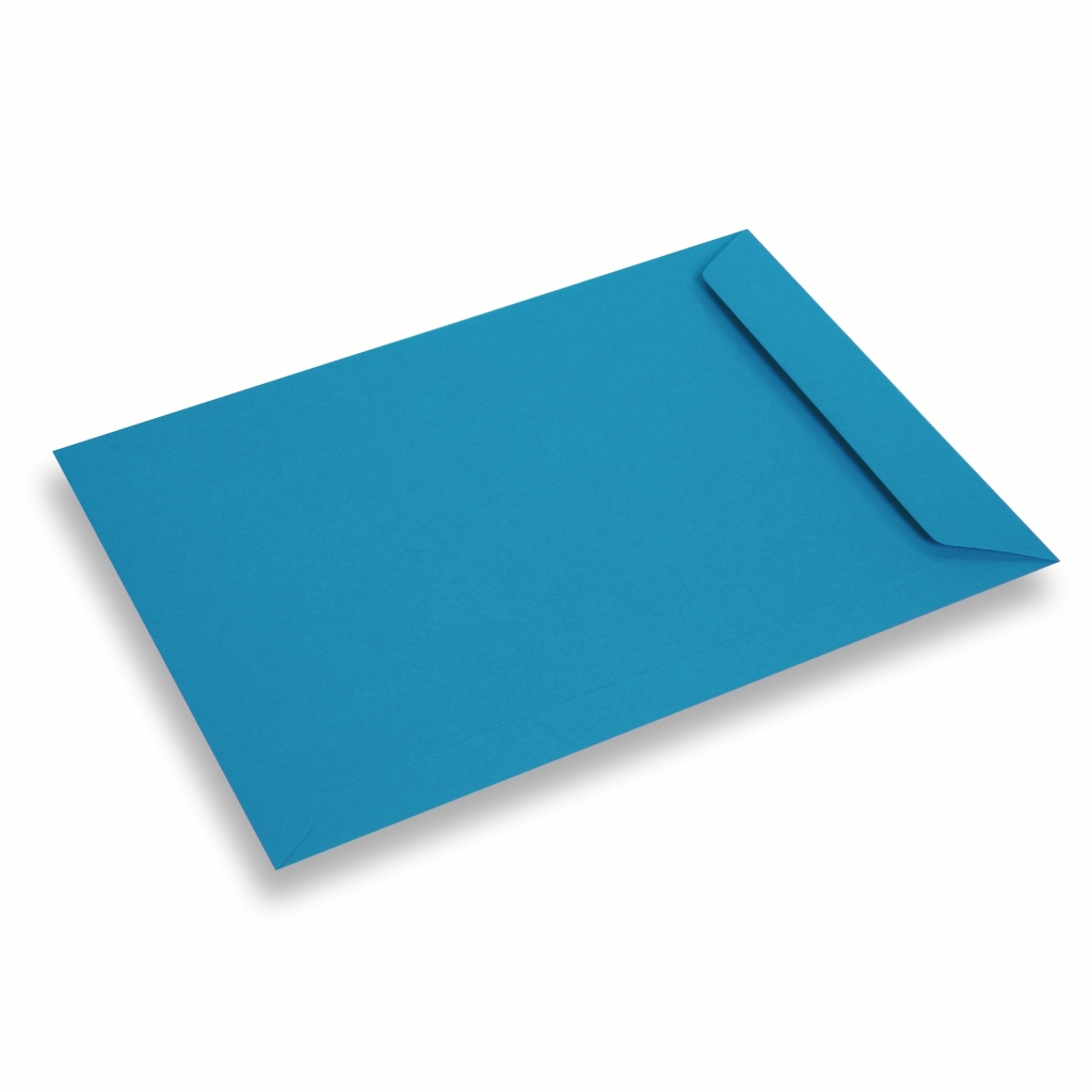 Enveloppes Papier Coloré A4+ Bleu