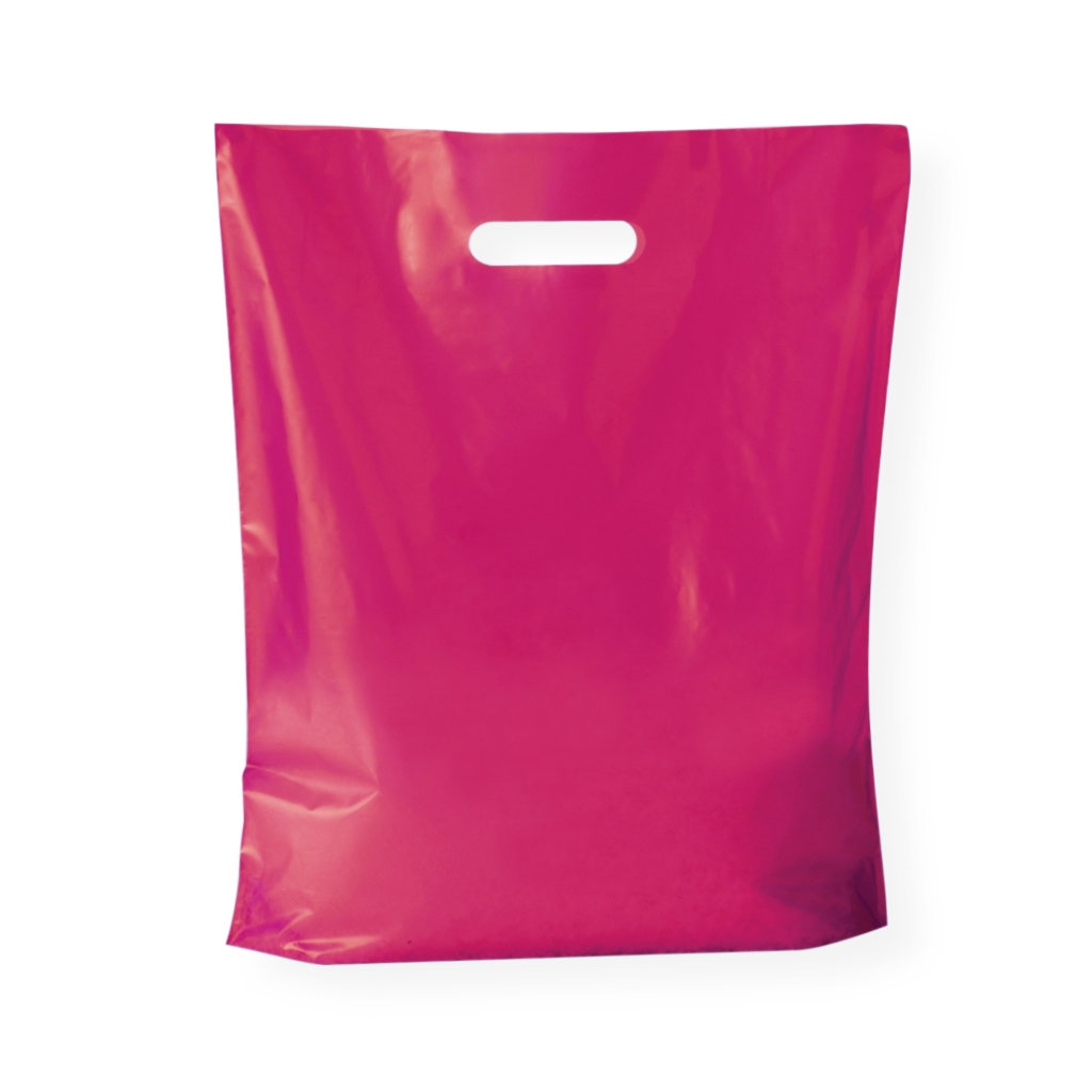 Sacs Plastique 380 mm x 440 mm Rose
