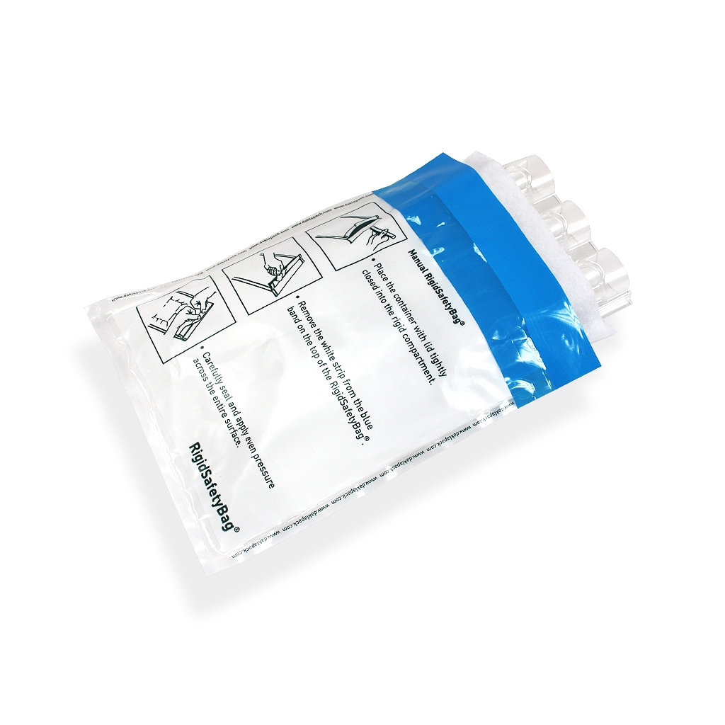 Rigid Safetybag 3 posities International 95 kPa 150 mm x 200 mm Wit