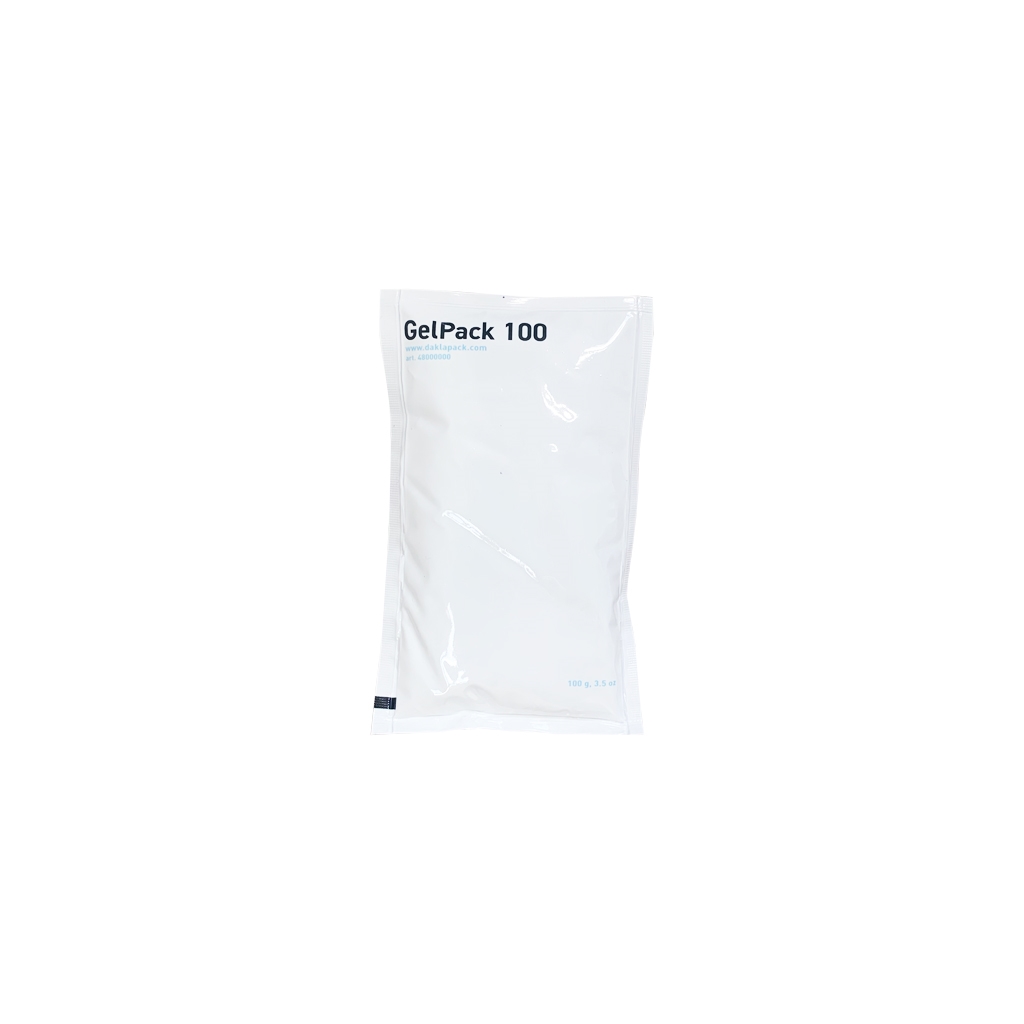 Gelpack 100 gram 90 mm x 140 mm Wit