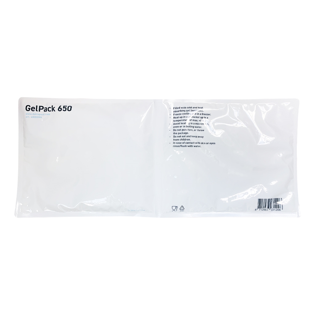 Gelpack 2 x 325 gram 190 mm x 445 mm Wit