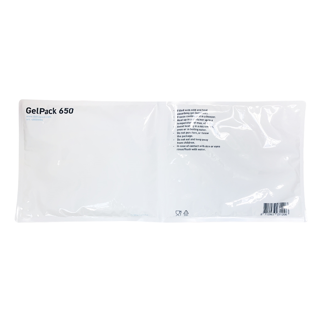 Pack Réfrigérant 2 x 325 grammes 190 mm x 445 mm Blanc