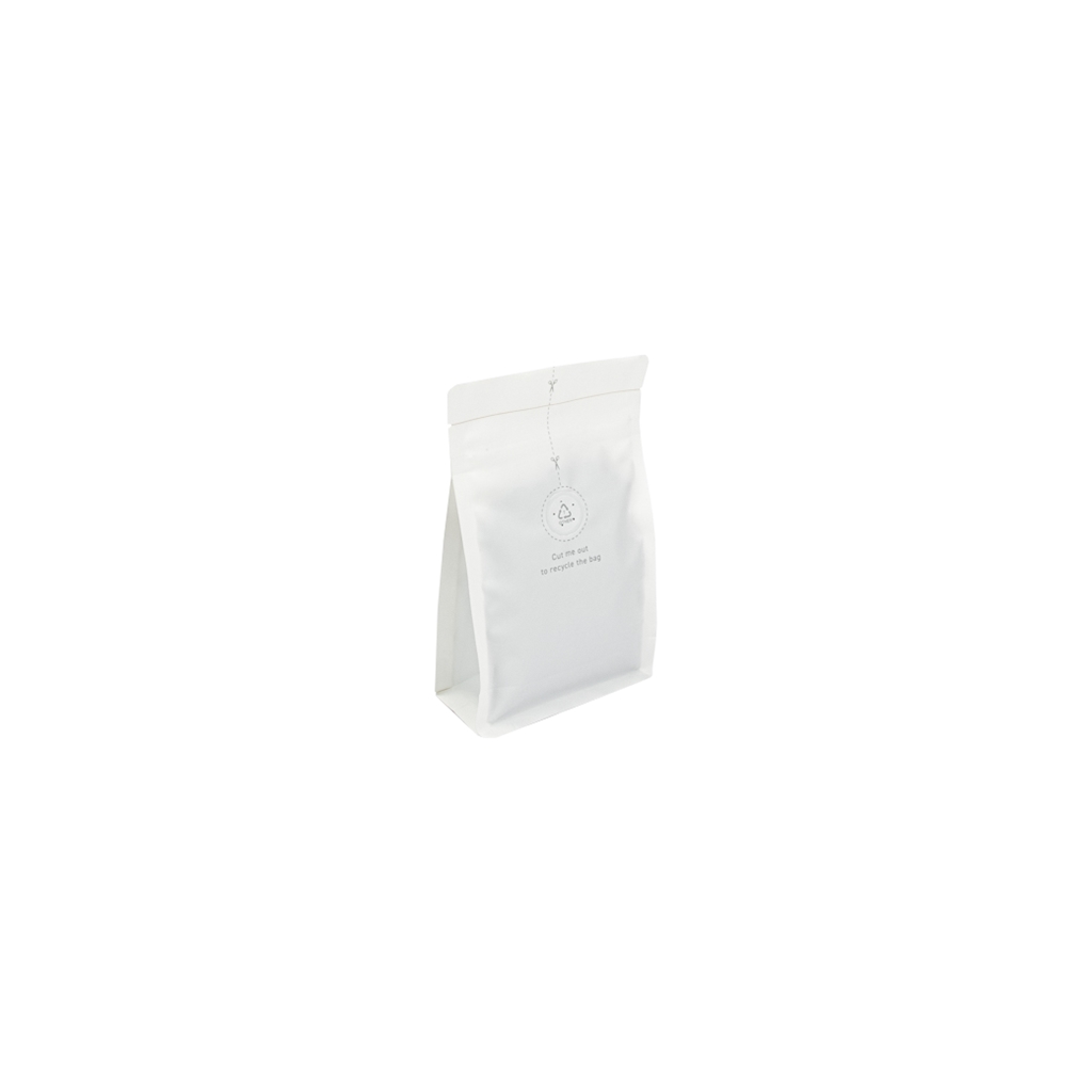 Boxpouch White LDPE with Valve 110 mm x 180 mm Vit