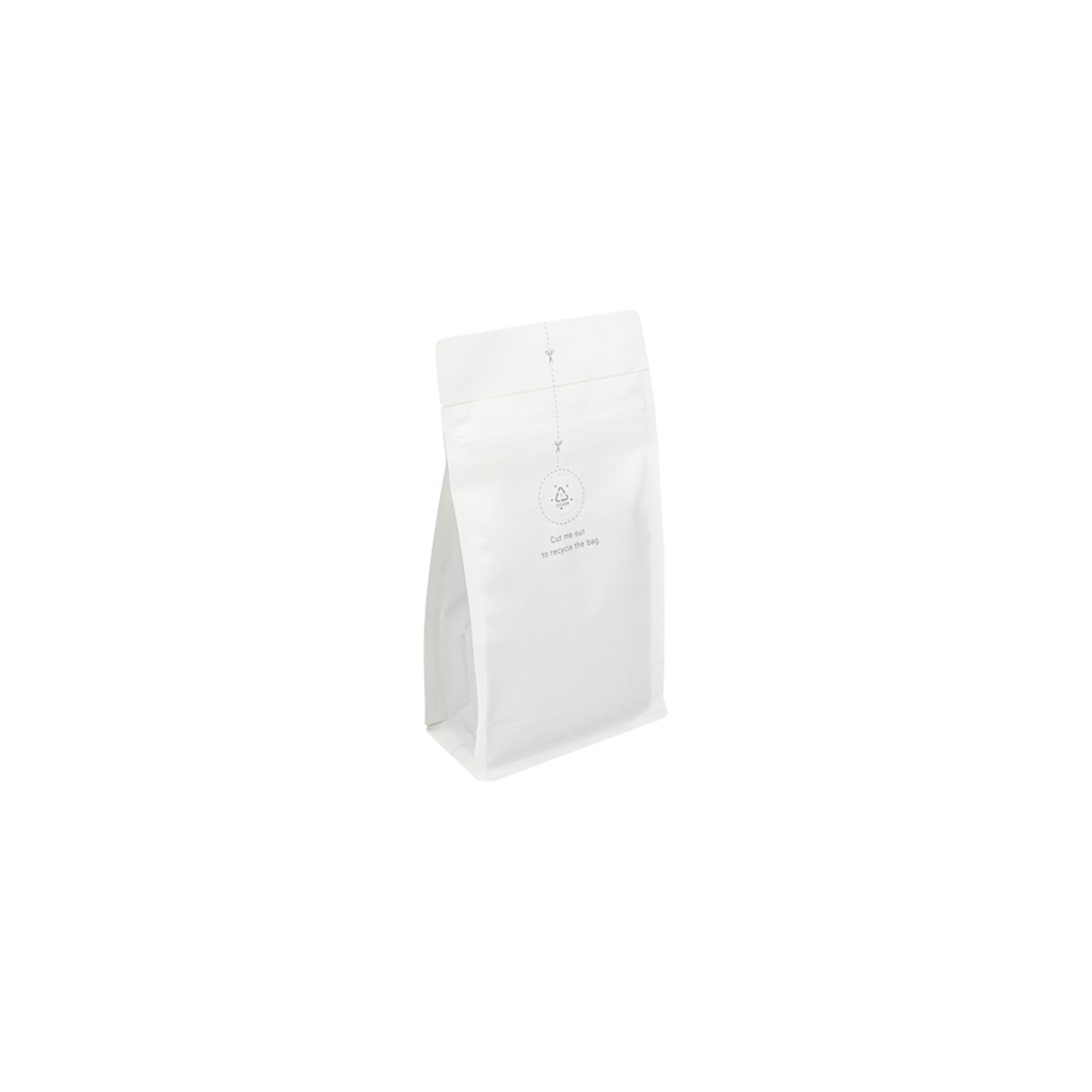 Boxpouch White LDPE with Valve 120 mm x 220 mm Hvid