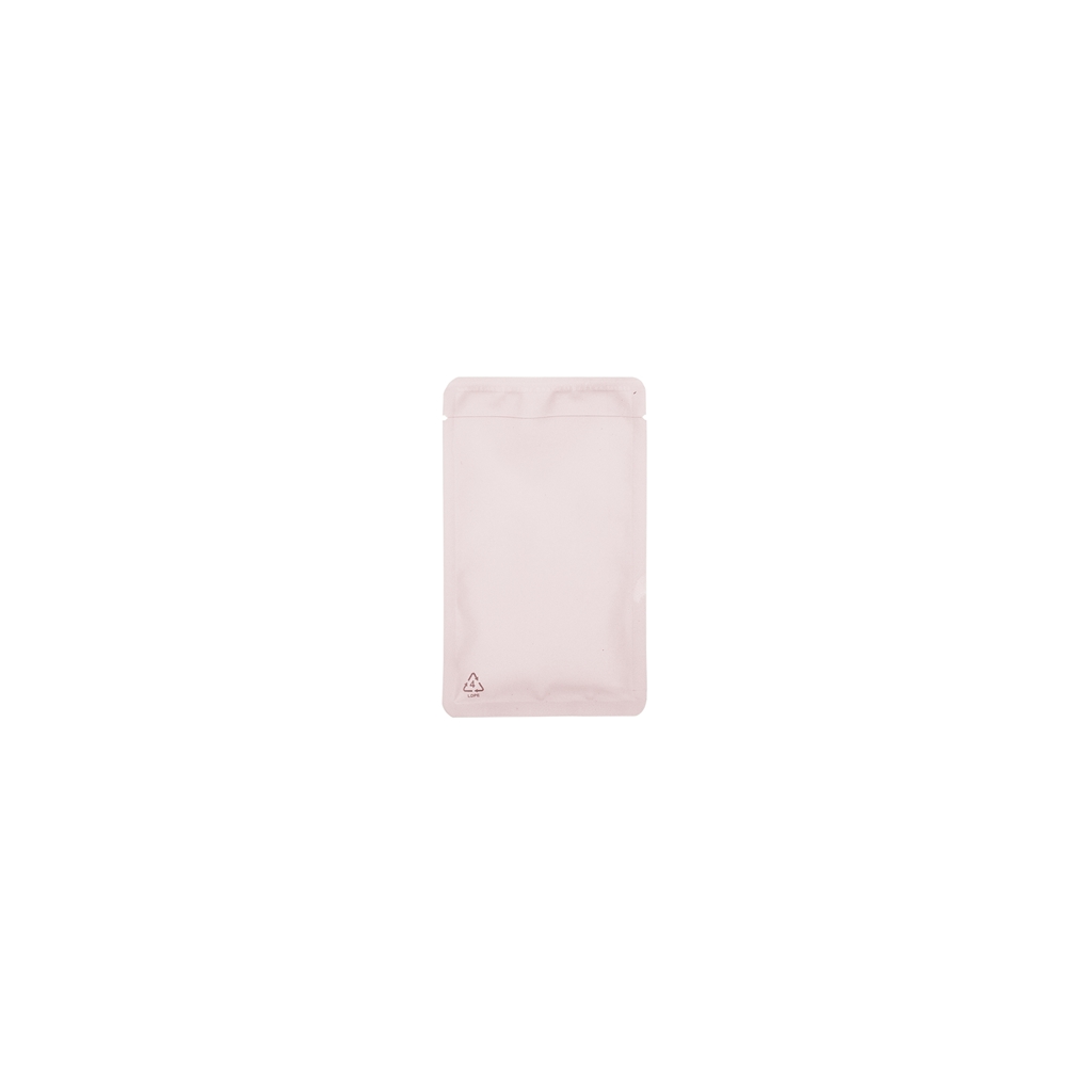 Genanvendelig flade pose 70 mm x 110 mm Pink