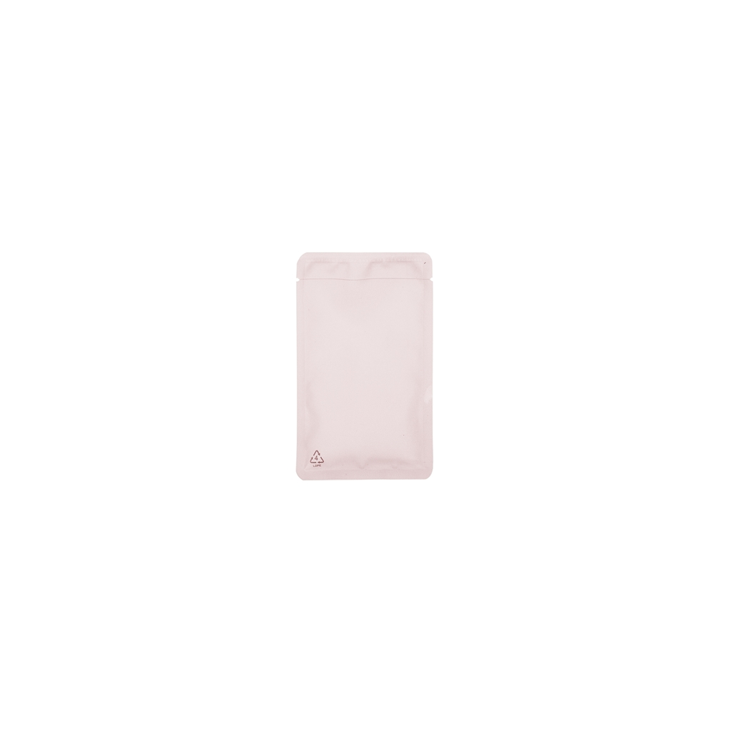 Recyclable vlakke zak 70 mm x 110 mm Roze
