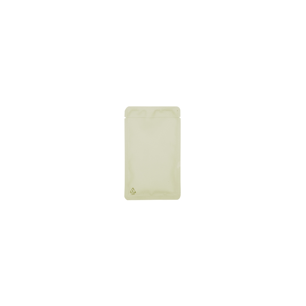 Recyclable vlakke zak 70 mm x 110 mm Grijs