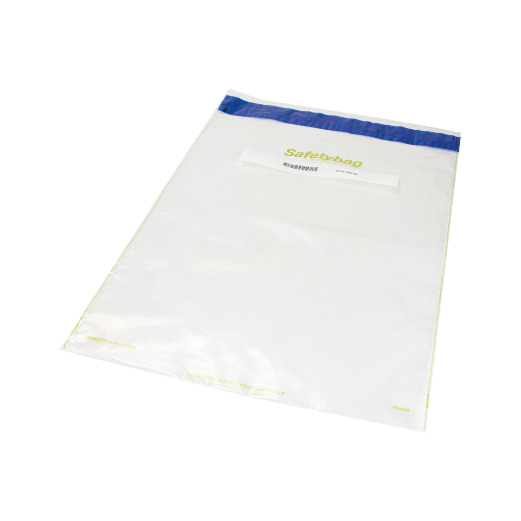 Safetybag Recycled 385 mm x 580 mm Transparent