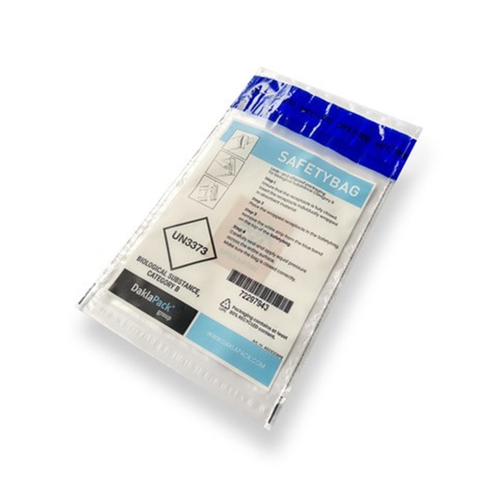 Safetybag 165 mm x 275 mm med dokumentlomme, Recycled