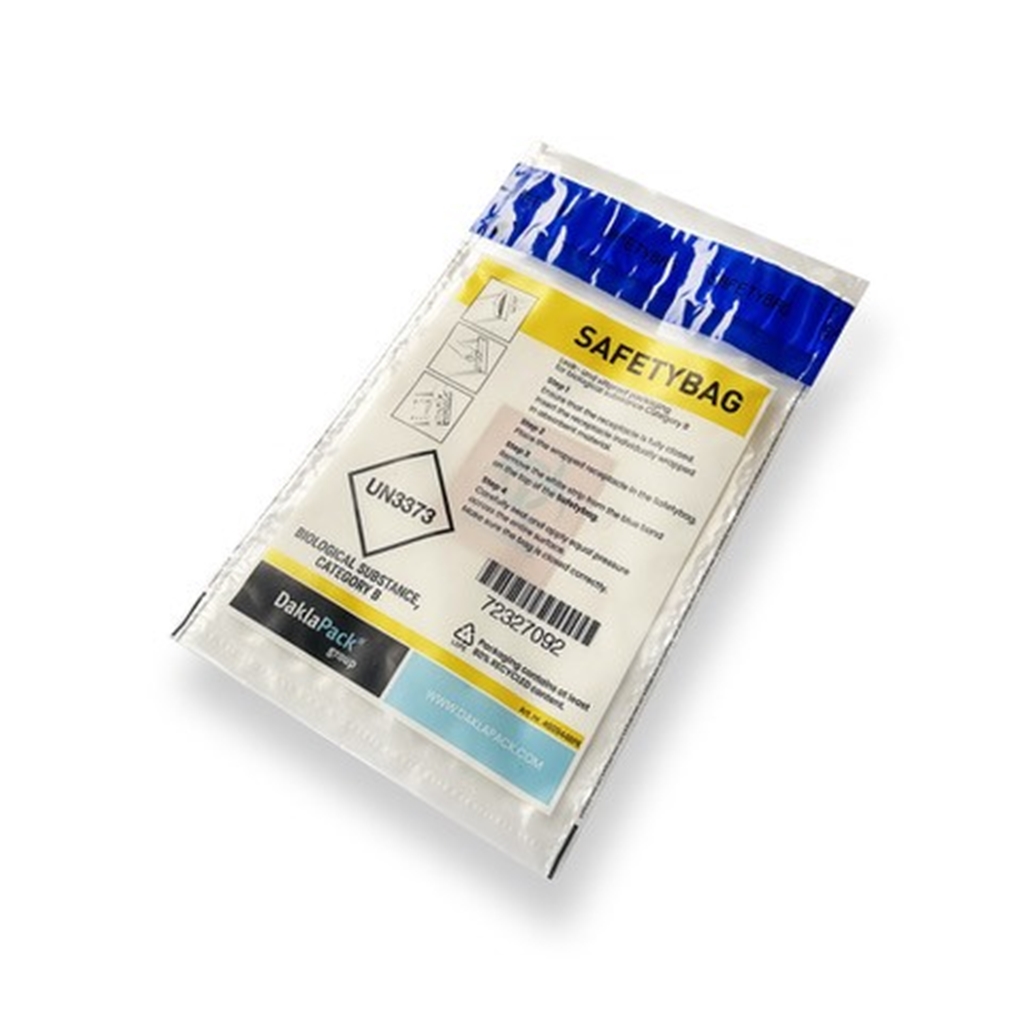 Safetybag 165 mm x 275 mm med dokumentfack, Recycled