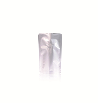 Lami Pouch mit Ventil 110 mm x 180 mm Silber