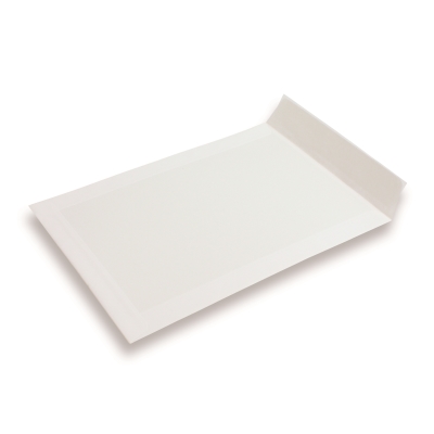 Umschlag mit Papprückwand 260 mm x 370 mm Weiss