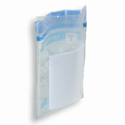 Safetybag with document holder 165 mm x 265 mm Transparent