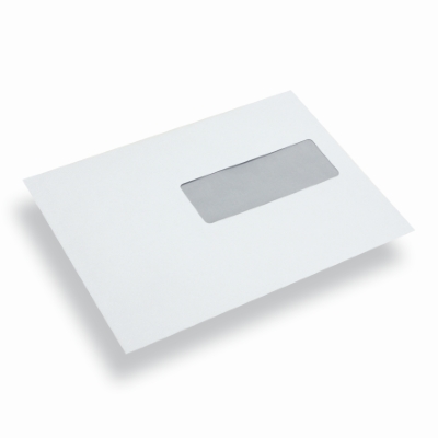 Paper Envelope Window Right A5/ C5 White