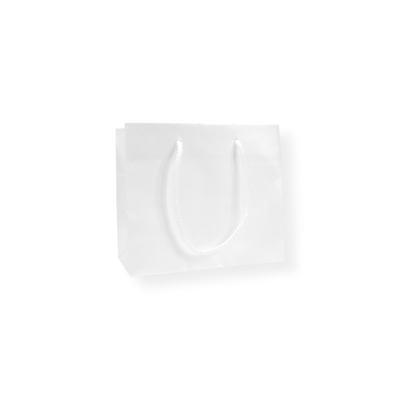 GlossyBag Pearl White 220 mm x 190 mm Hvid