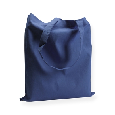 Cotton Carrier Bags 380 mm x 420 mm dark blue