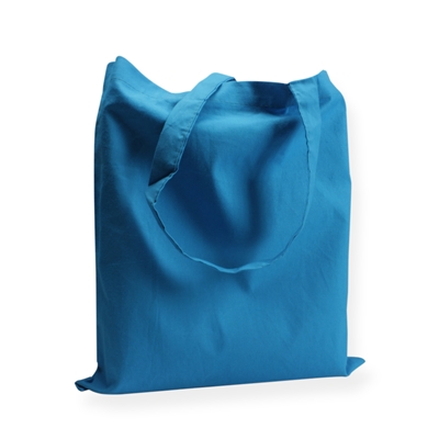 Cotton Carrier Bags 380 mm x 420 mm Blue