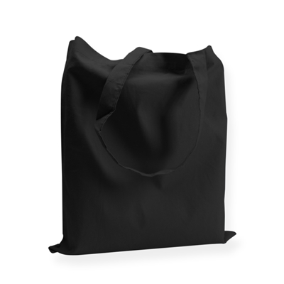 Cotton Carrier Bags 380 mm x 420 mm Black