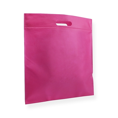 Uvævede bæreposer 400 mm x 450 mm Pink