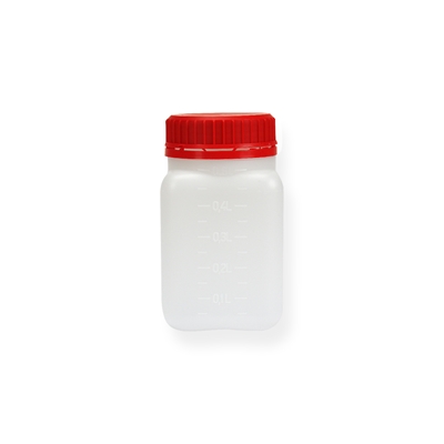 Jar with red tamper evident closure