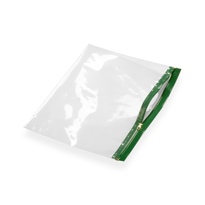 Re-closable wallets 320 mm x 230 mm Green