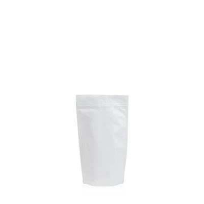 Lamizip Colour Stand Up Pouches 3.74 inch x 5.91 inch White