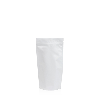 Lamizip Colour Stand Up Pouches 3.94 inch x 7.68 inch White