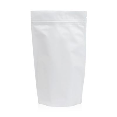 Lamizip Colour Stand Up Pouches 8.07 inch x 12.20 inch White