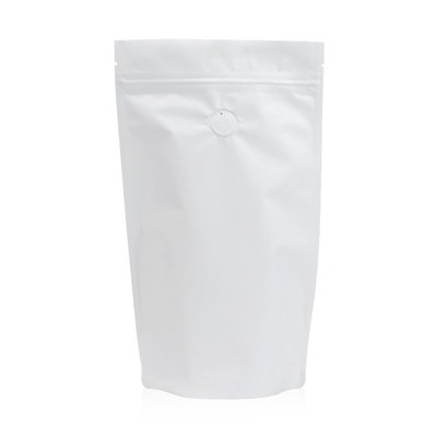 Lamizip Colour Stand Up Pouches 7.28 inch x 11.61 inch White