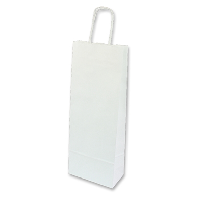 Paper Wine bag 150 mm x 400 mm White