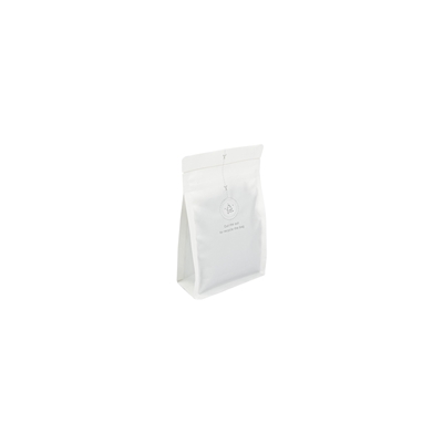 Boxpouch White LDPE with Valve 4.33 inch x 7.09 inch White