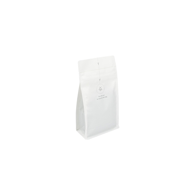 Boxpouch White LDPE with Valve 120 mm x 220 mm Hvid