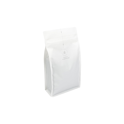 Boxpouch White LDPE with Valve 6.10 inch x 11.02 inch White