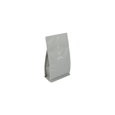 Boxpouch Grey LDPE with Valve 120 mm x 220 mm Grau