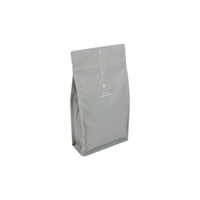 Boxpouch Grey LDPE with Valve 6.10 inch x 11.02 inch Grey