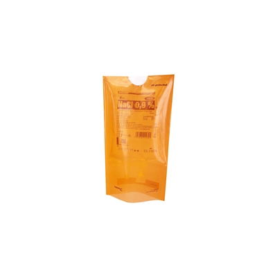 Medical Flat bag UV protected 5.31 inch x 9.84 inch Orange