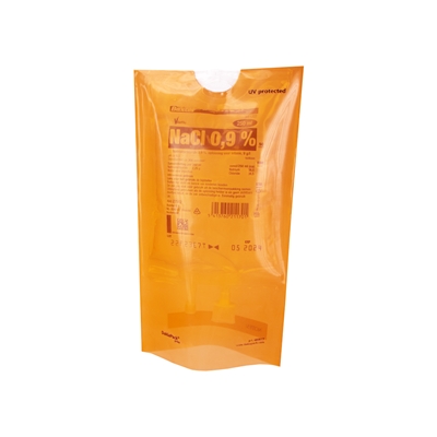 Medical Flat bag UV protected 7.87 inch x 15.75 inch Orange