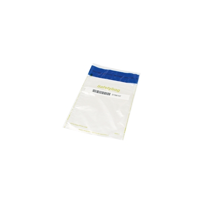 Safetybag Recycled met documentenvak 175 mm x 285 mm Transparant
