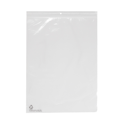 Recycled Gripbags 30% PCR 230 mm x 320 mm Transparent