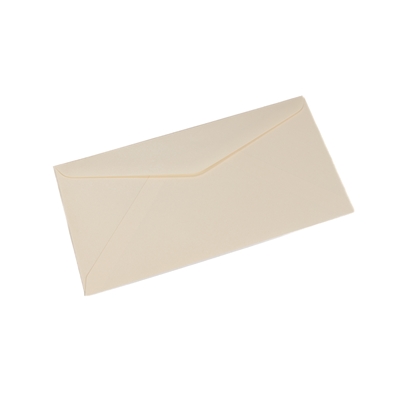 Coloured Paper Envelope Dinlong Pearl White