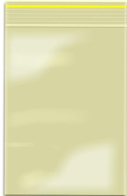 Gripzak 80 x 60 mm 90 micron geel