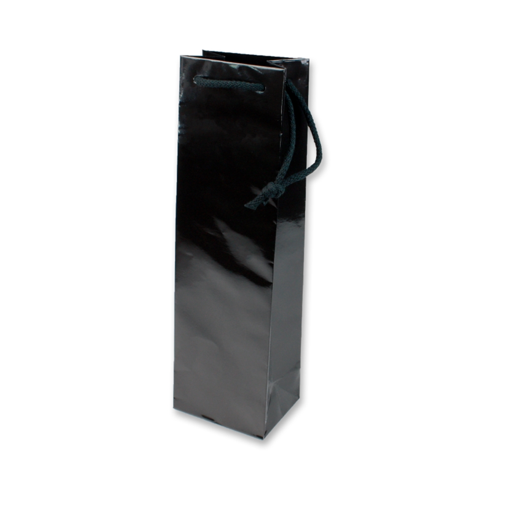 Black Wine Gift Bags with Handles, Foil Print Design (4.6 x 13.75 x 4 in,  12-Pack), Pack - Kroger