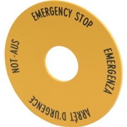 PLATE,EMERGENCY STOP