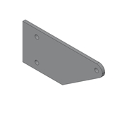 GAS STRUT PLATE