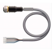 CONNECTOR+CABLE,M12,STR,5P,10m