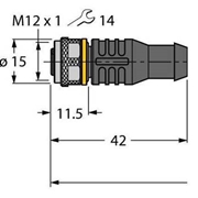 CONNECTOR,STRAIGHT,PVC,10M